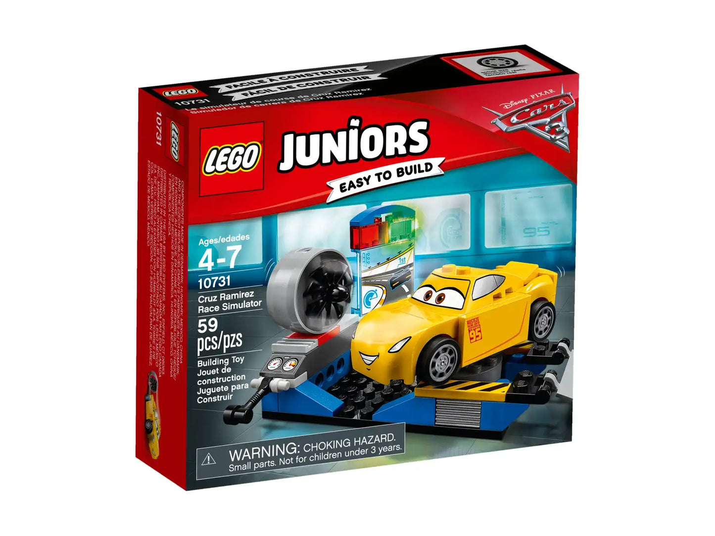 LEGO Juniors Cars 3 10731 Cruz Ramirez Race Similator