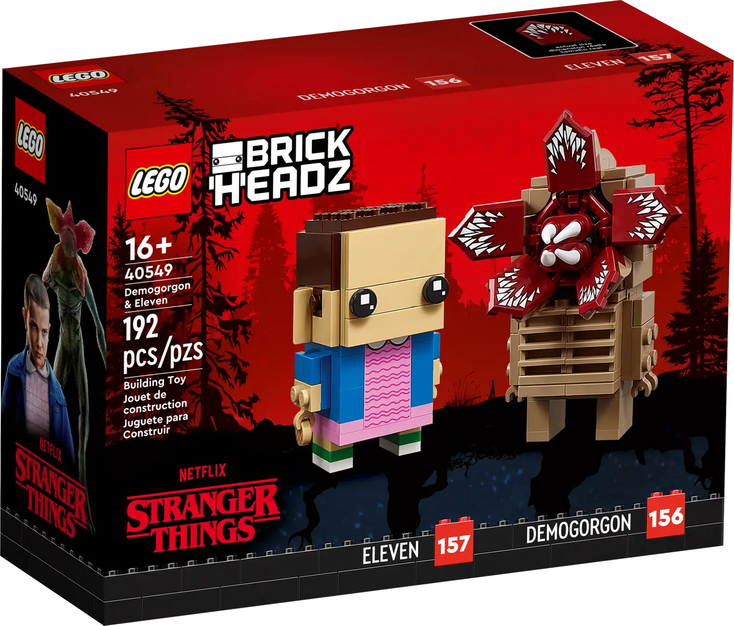 LEGO BrickHeadz Stranger Things 40549 Demogorgon & Eleven