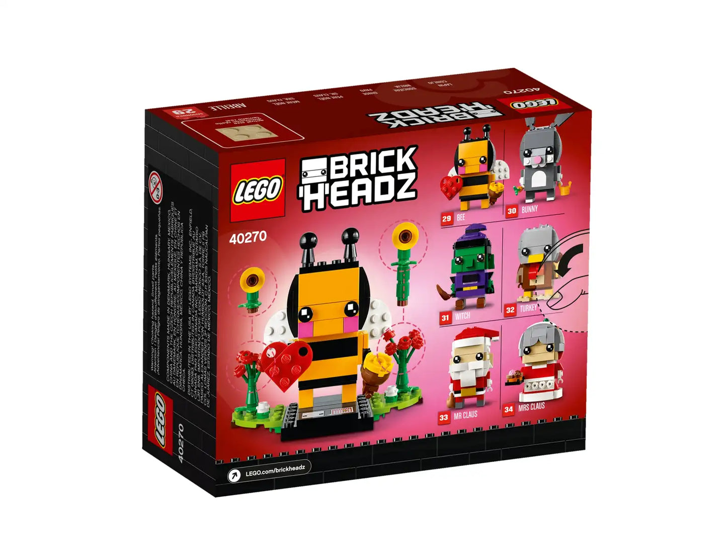 LEGO BrickHeadz 40270 Valentine’s Bumble Bee