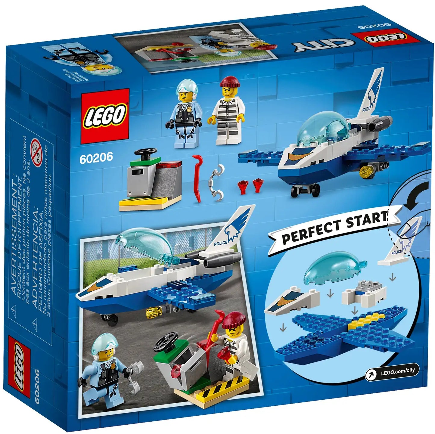 LEGO City 60206 Sky Police Jet Patrol