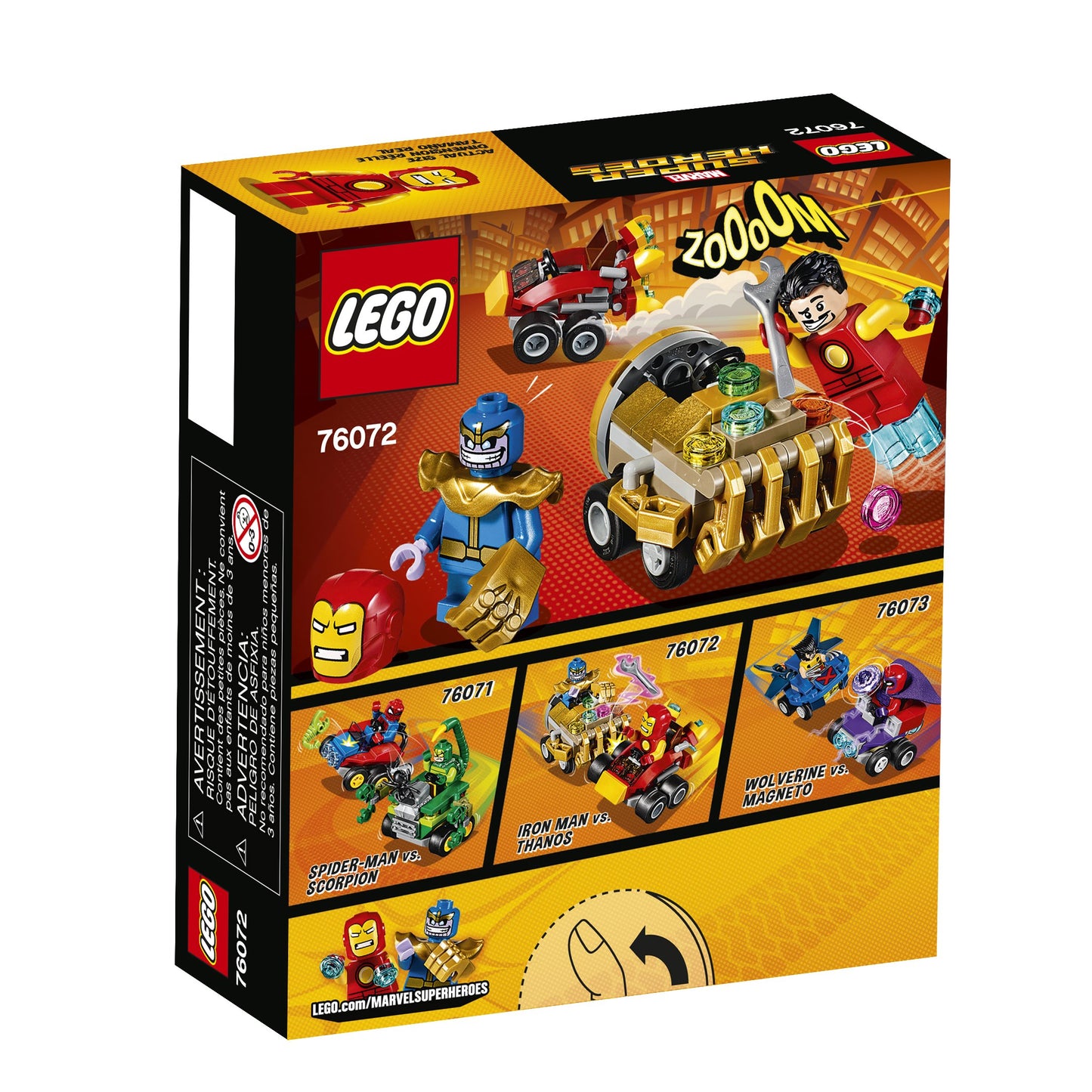 LEGO Marvel 76072 Mighty Micros: Iron Man vs. Thanos