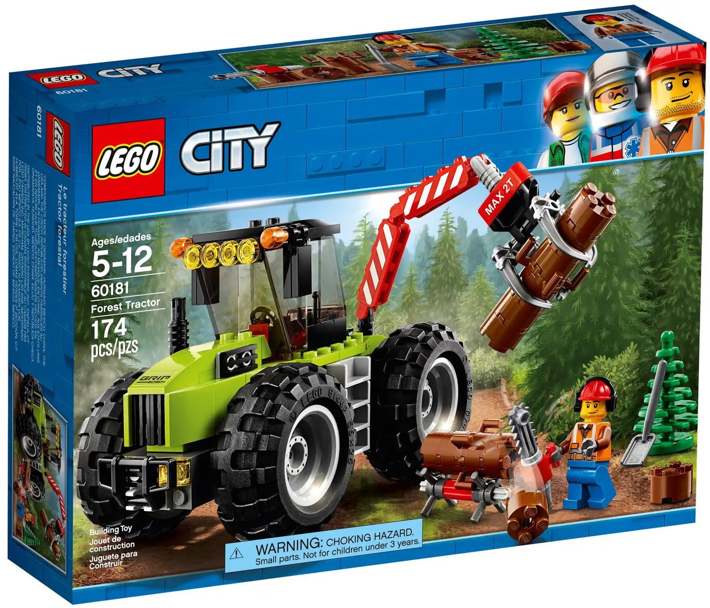 LEGO City 60181 Forest Tractor