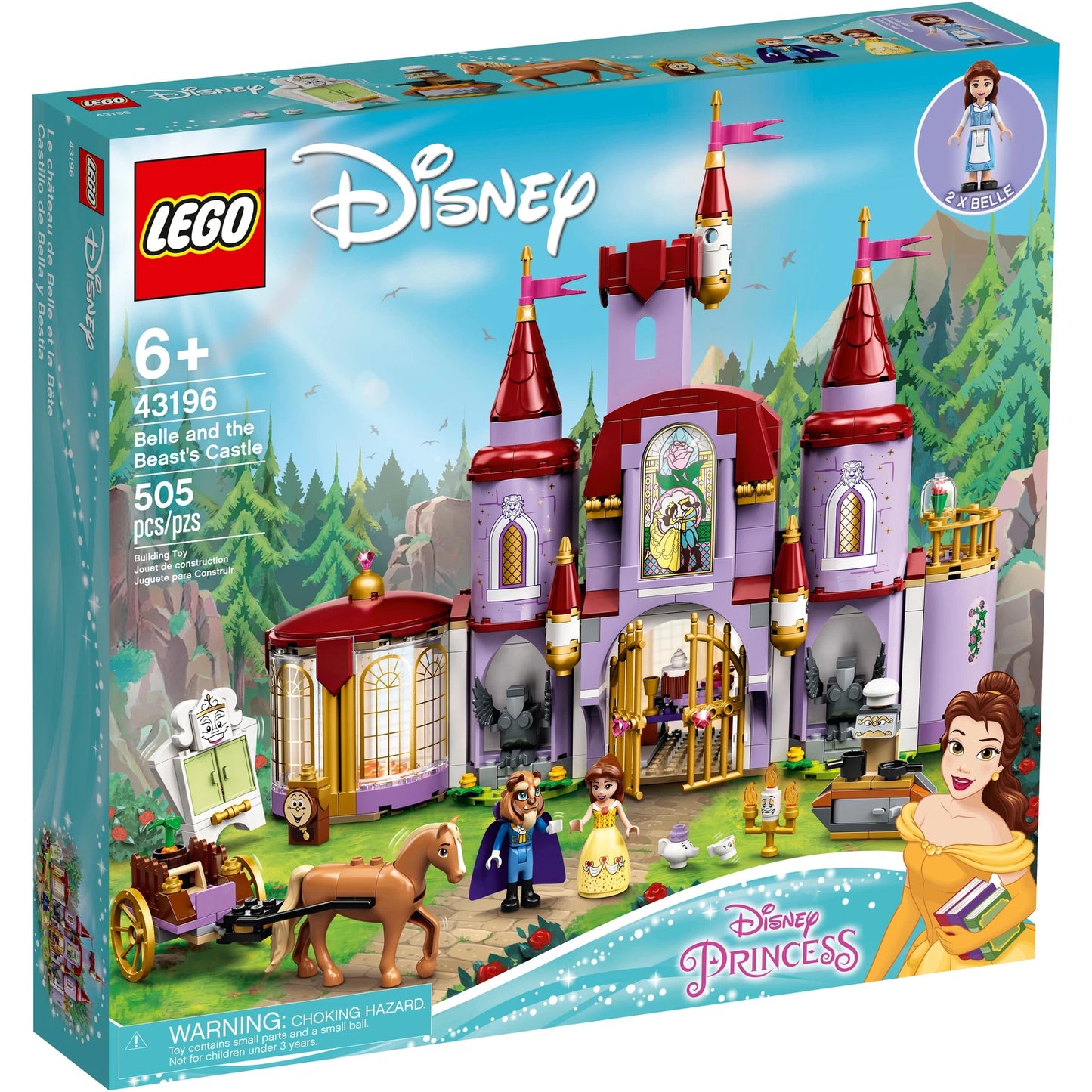 LEGO Disney Princess 43196 Belle and the Beast’s Castle