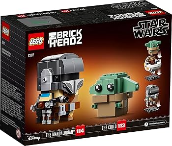 LEGO Star Wars BRICK’H’EADZ 75317 The Mandalorian and the Child