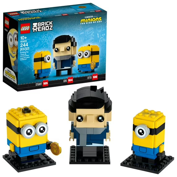 LEGO BrickHeadz ‘Minions’ 40420 Stuart, Gru, and Otto