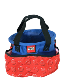 LEGO Big Storage Bucket Tote Red/Blue