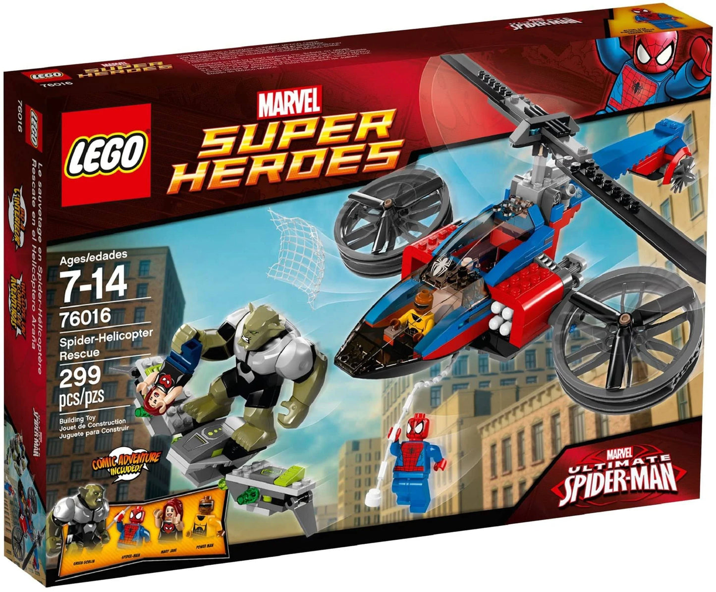 Marvel: Super Heroes 76016 Spider-Helicopter Rescue