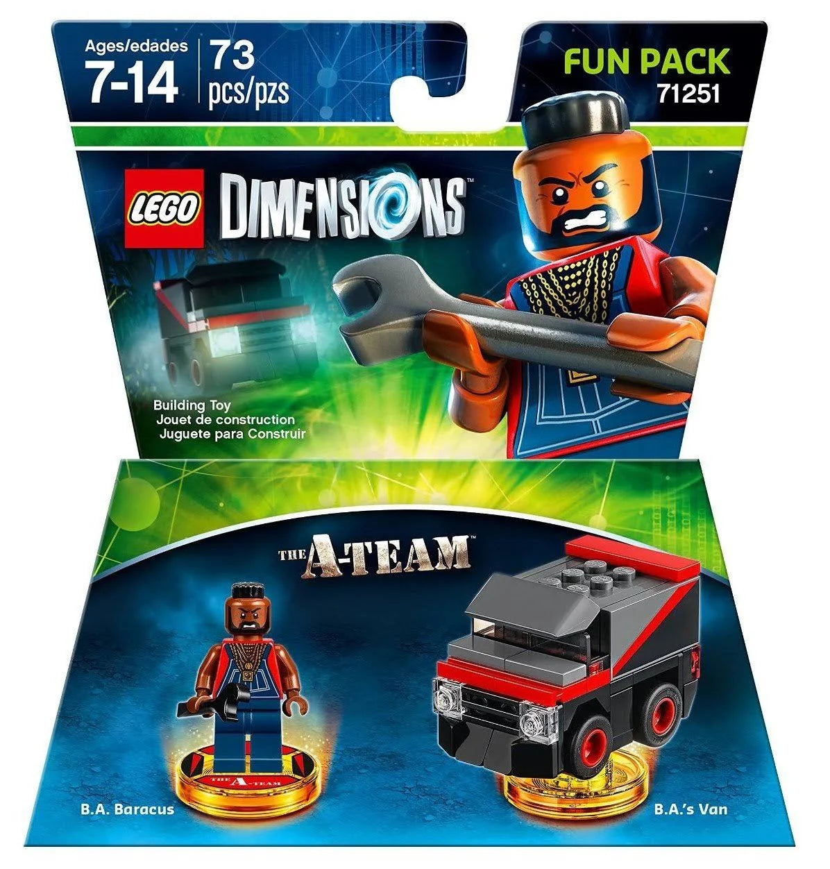 Dimensions 71251 The A-Team (B.A. Baracus and B.A.'s Van)