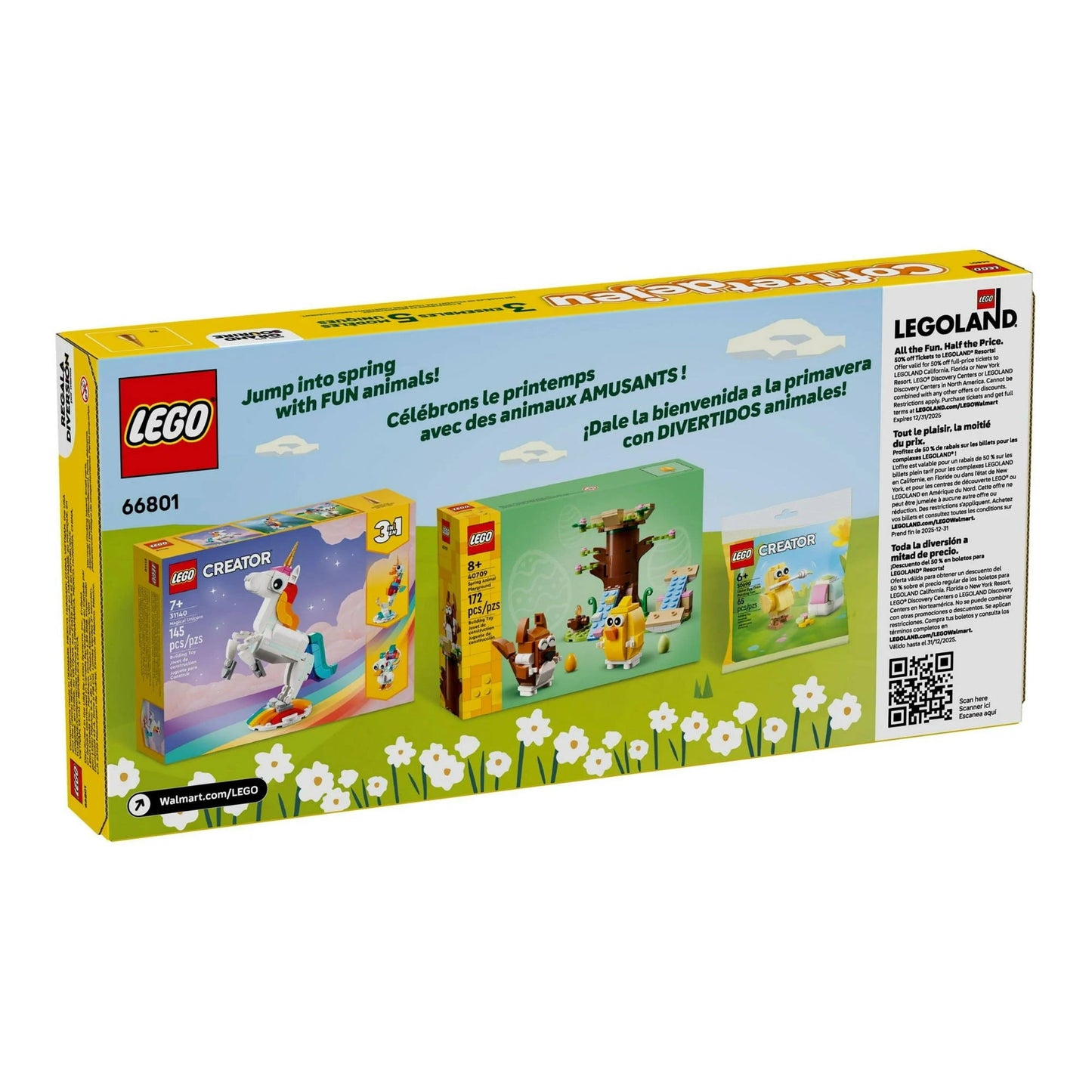 Creator 66801 Springtime Animal Play Pack