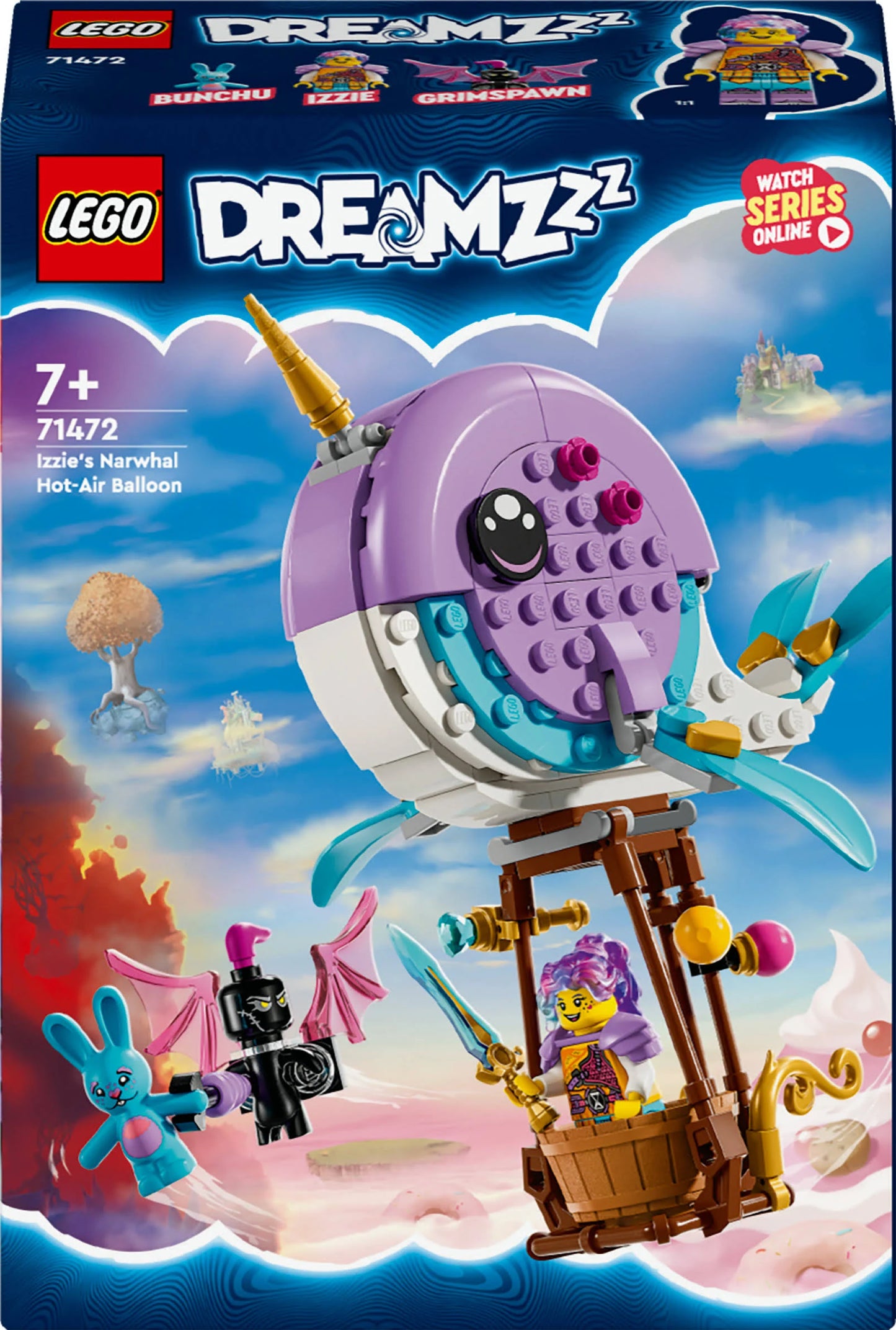DREAMZzz 71472 Izzie's Narwhal Hot-Air Balloon