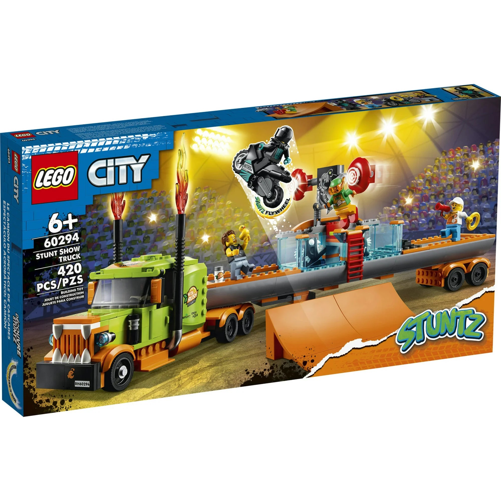 City: Stuntz 60294 Stunt Show Truck – It's A Block Party