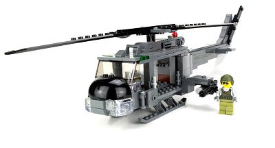 BATTLE BRICK UH-1 Gunship Helicopter
