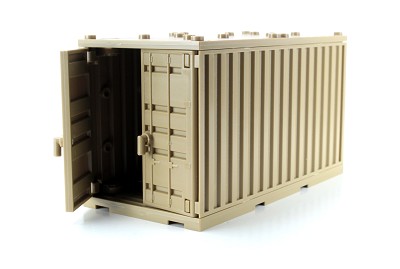 BATTLE BRICK Shipping Container(Tan)