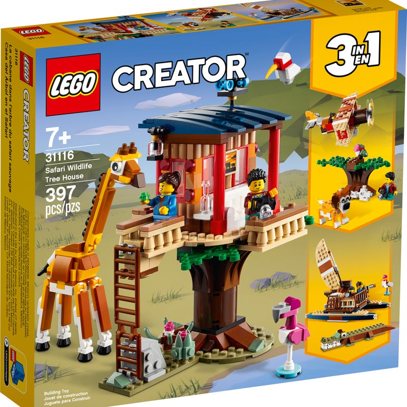 LEGO Creator 31116 Safari Wildlife Tree House