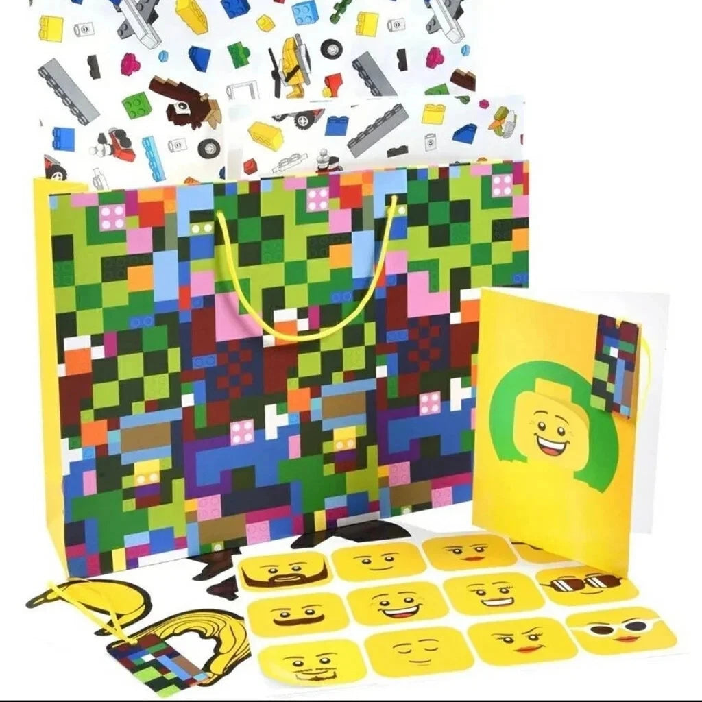 LEGO VIP 5006008 2019 Gift Bag Wrapping Paper Set