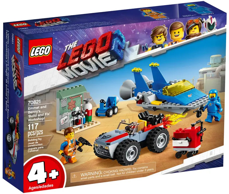 The LEGO® Movie 2 70821 Emmet and Benny’s ‘Build and Fix’ Workshop!